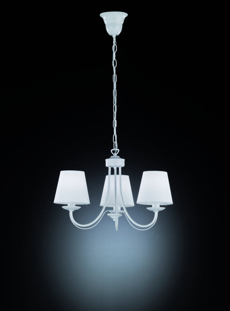 CORTEZ | Chandelier | White mat | Metal