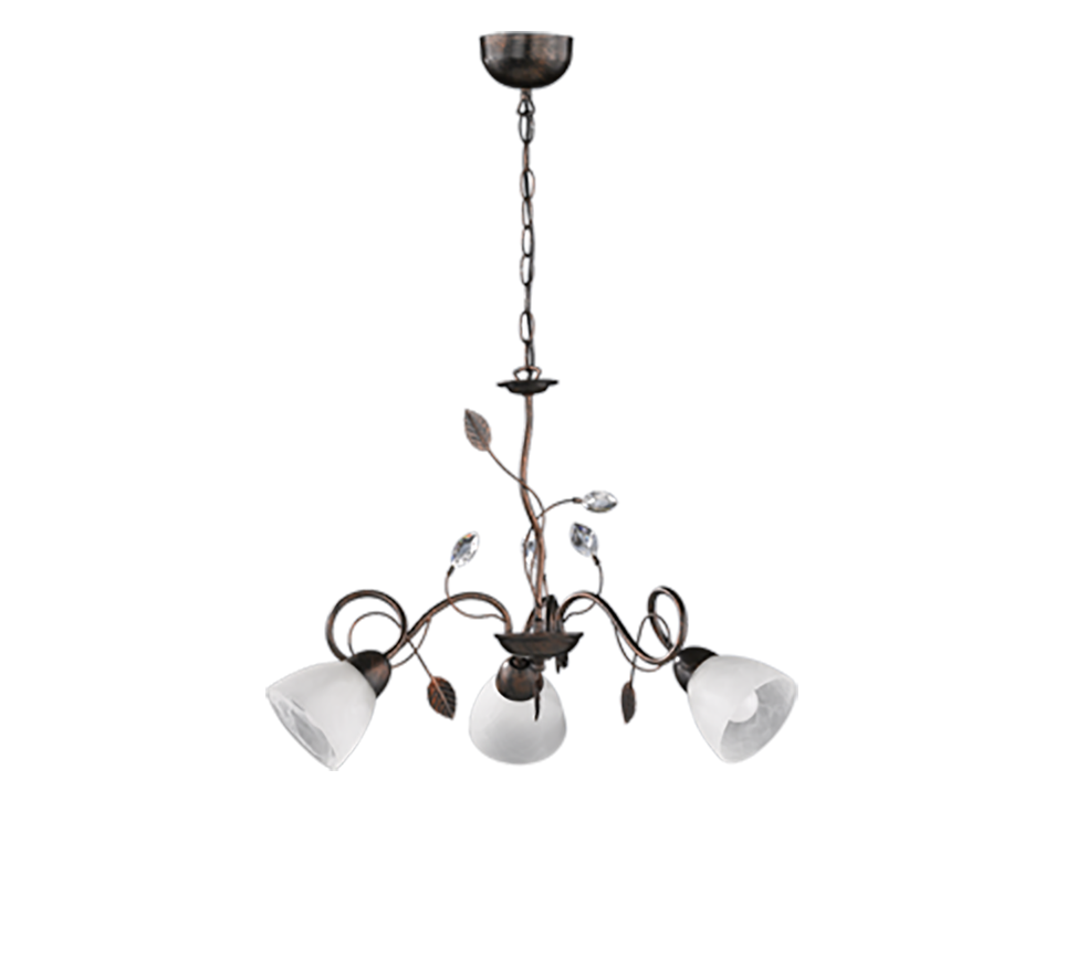 TRADITIO | Chandelier | Antique rust | Metal