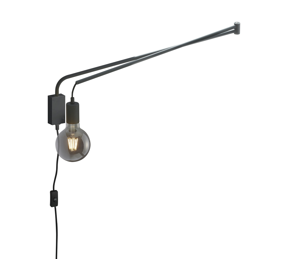 LINE | Wall lamp | Black mat | Metal