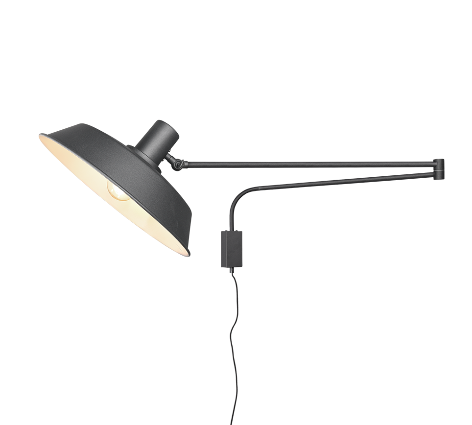BOLDER | Wall lamp | Black mat | Metal