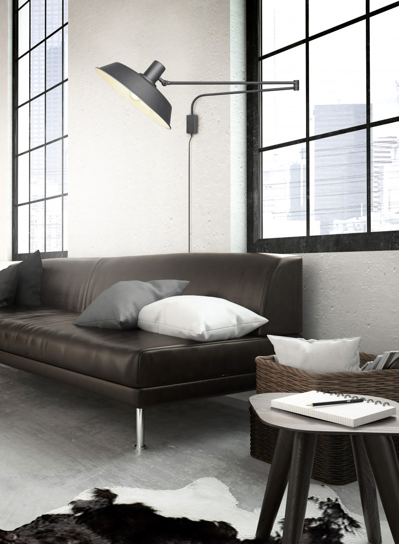 BOLDER | Wall lamp | Black mat | Metal