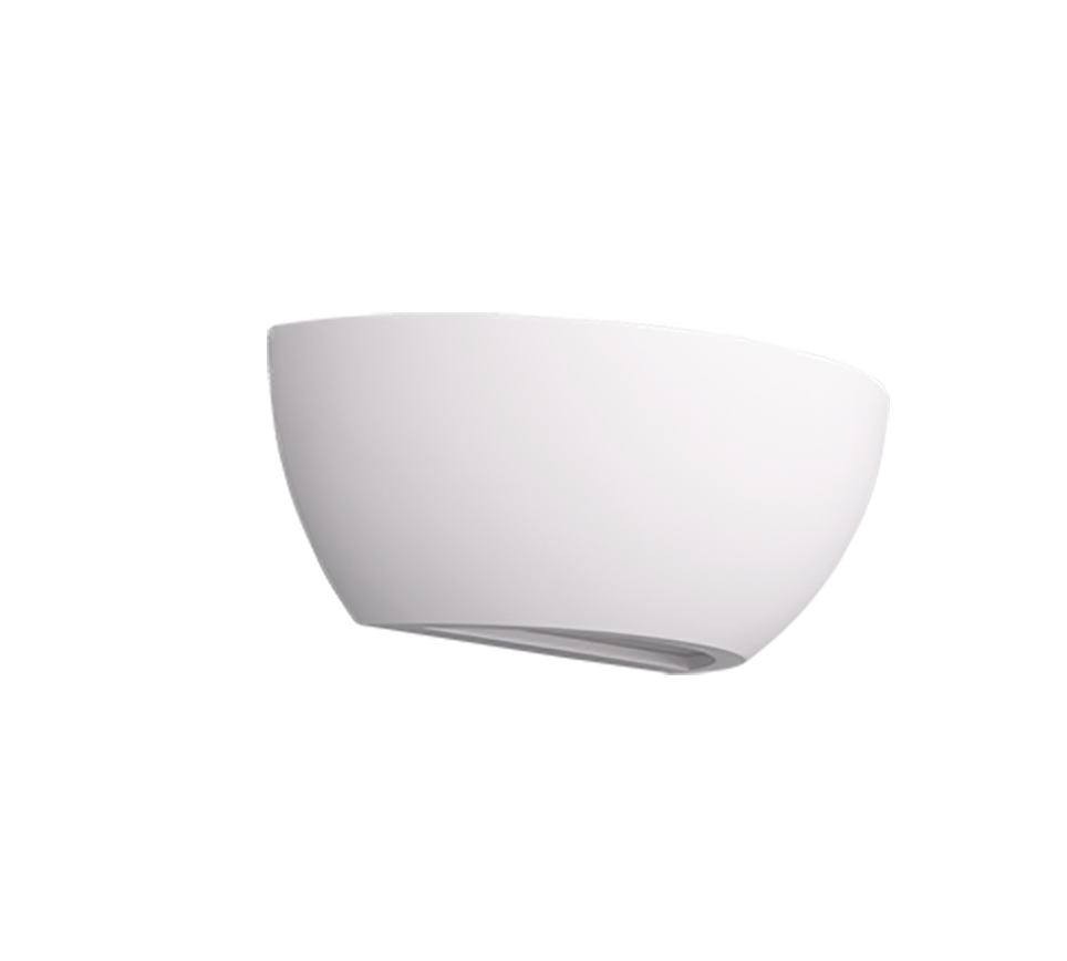 ROMA | Wall lamp | White | Gypsum