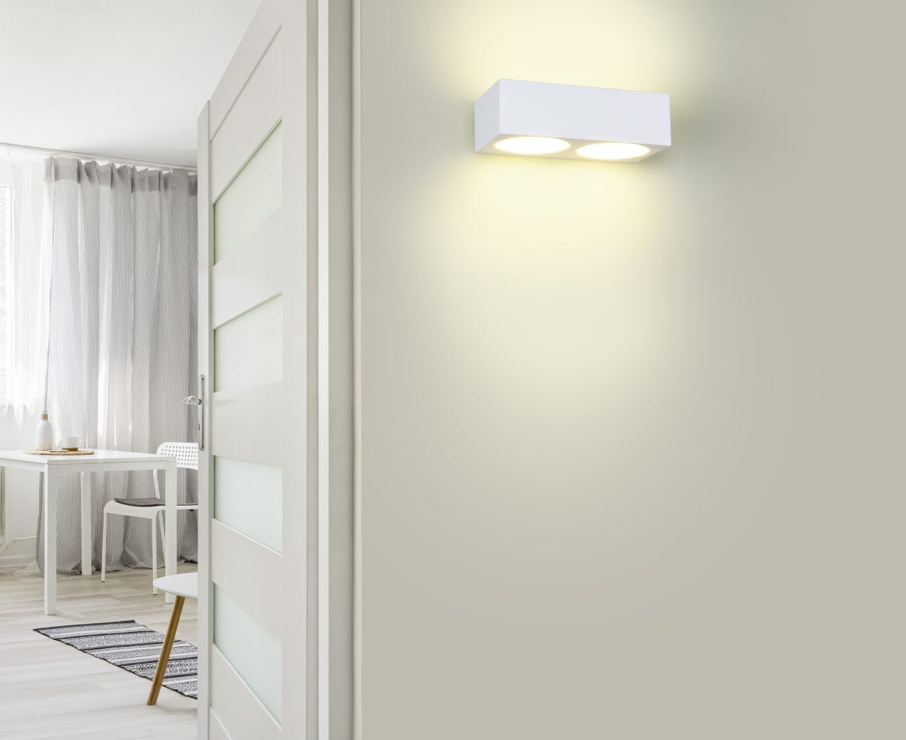 MATTONE | Wall lamp | White | Gypsum
