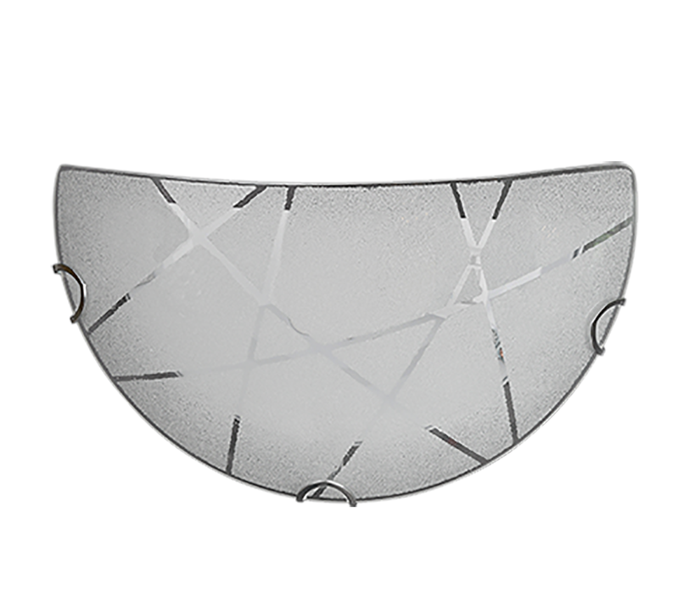 SANDRINA | Wall lamp | White | Glass