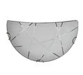 SANDRINA | Wall lamp | White | Glass