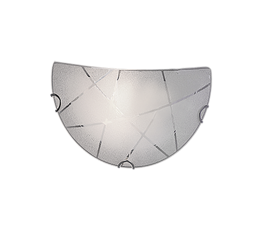 SANDRINA | Wall lamp | White | Glass