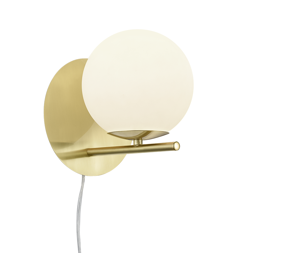 PURE | Wall lamp | Brass mat | Metal