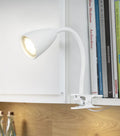 WANDA | Clamping lamp | White mat | Metal