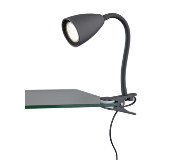WANDA | Clamping lamp | Black mat | Metal