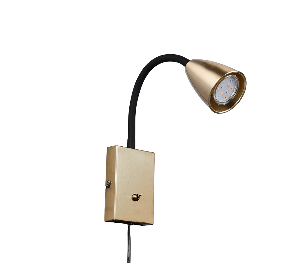 WANDA | Wall lamp | Brass mat | Metal