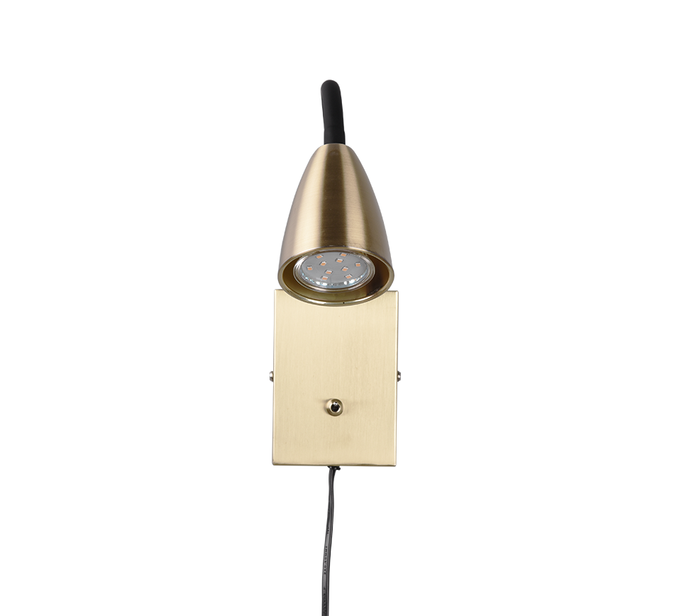 WANDA | Wall lamp | Brass mat | Metal