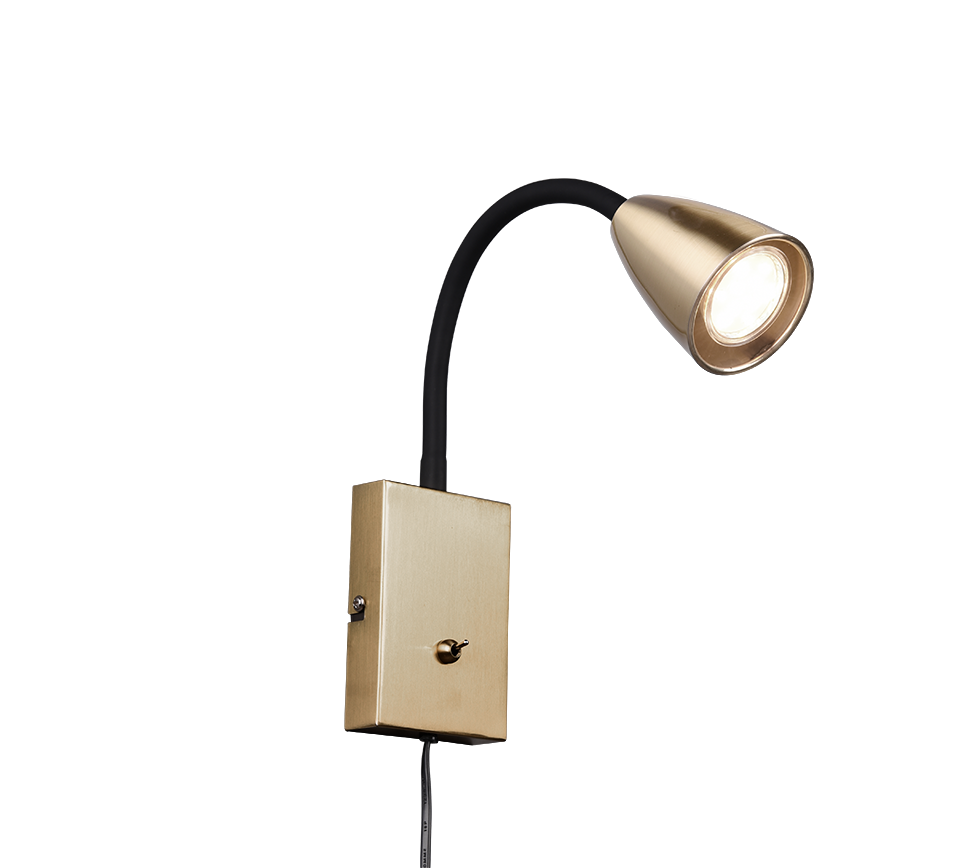 WANDA | Wall lamp | Brass mat | Metal
