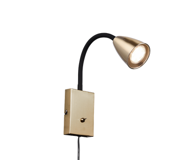 WANDA | Wall lamp | Brass mat | Metal