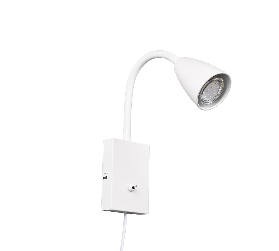 WANDA | Wall lamp | White mat | Metal
