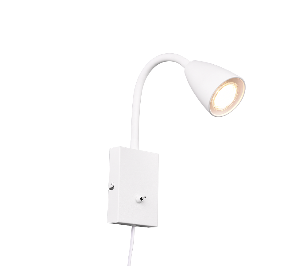 WANDA | Wall lamp | White mat | Metal