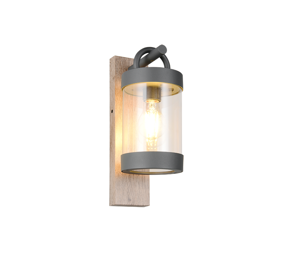 SAMBESI | Wall lamp | Wood imitation | Diecast aluminium