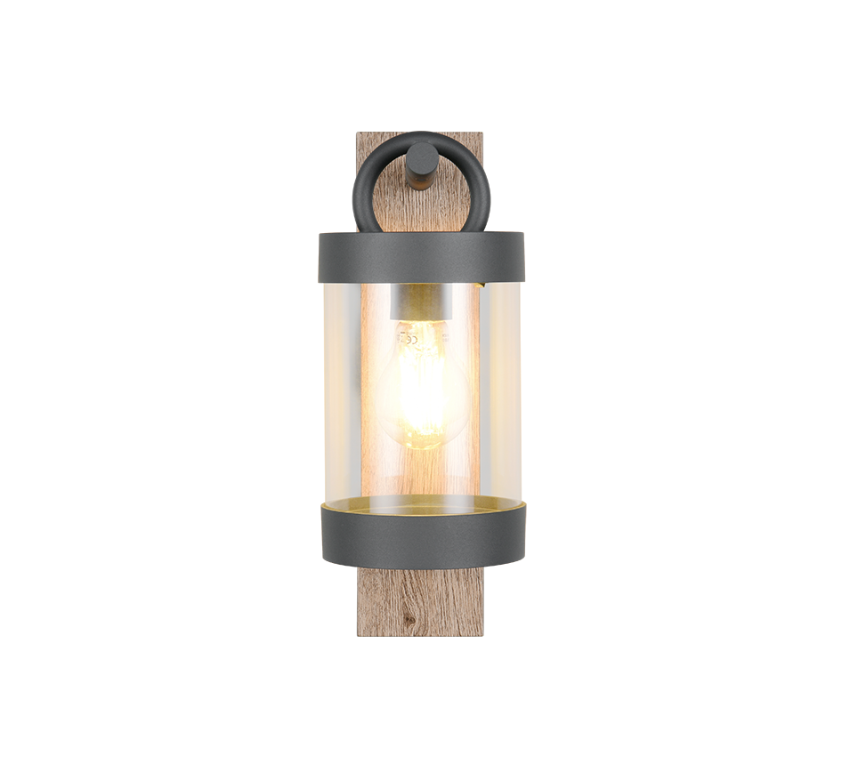 SAMBESI | Wall lamp | Wood imitation | Diecast aluminium