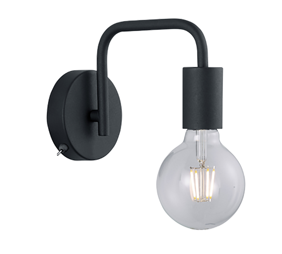DIALLO | Wall lamp | Black mat | Metal
