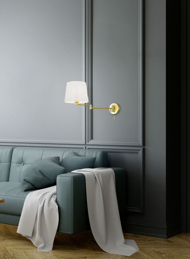 LYON | Wall lamp | Brass mat | Metal