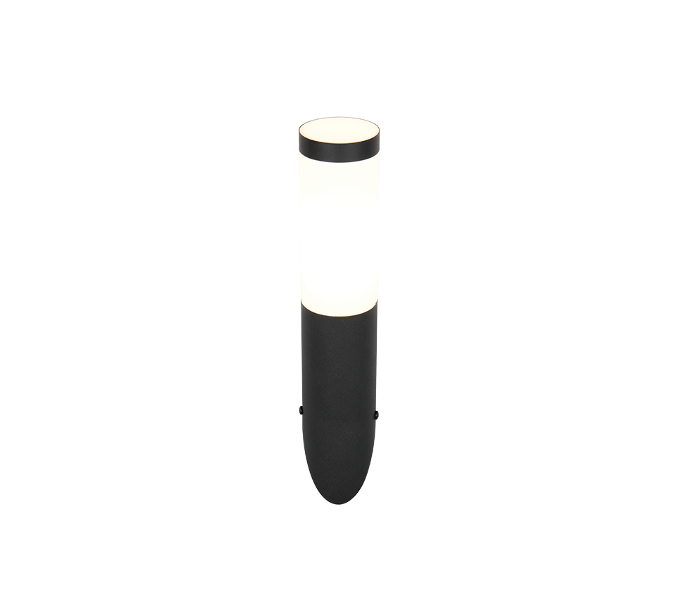 TRIOTO | Wall lamp | Black mat | Stainless steel