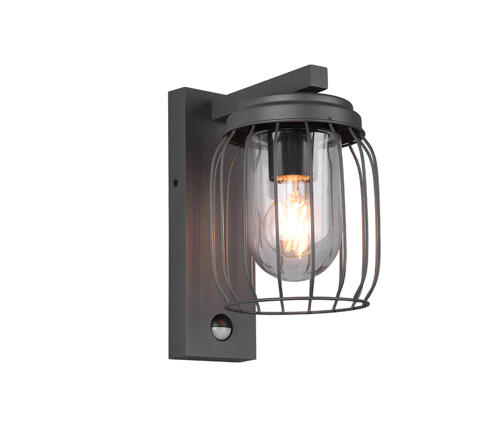 TUELA | Wall lamp | Anthracite | Diecast aluminium