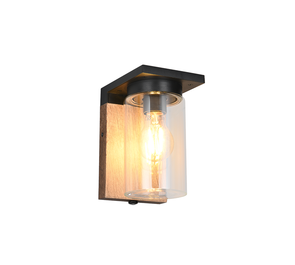 ARDILA | Wall lamp | Wood imitation | Diecast aluminium