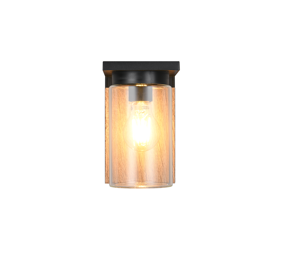 ARDILA | Wall lamp | Wood imitation | Diecast aluminium