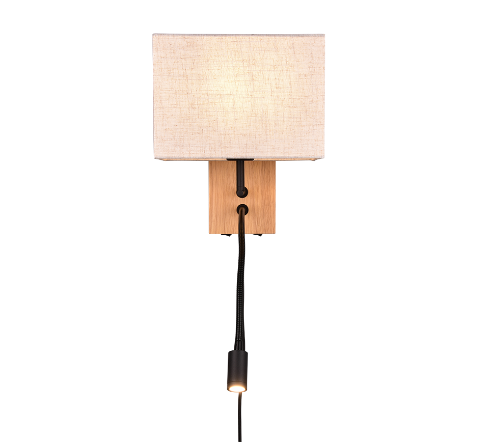 NILAM | Wall lamp | Natural finish | Natural wood