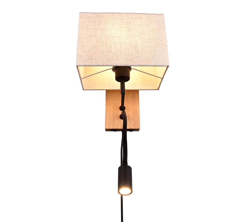 NILAM | Wall lamp | Natural finish | Natural wood