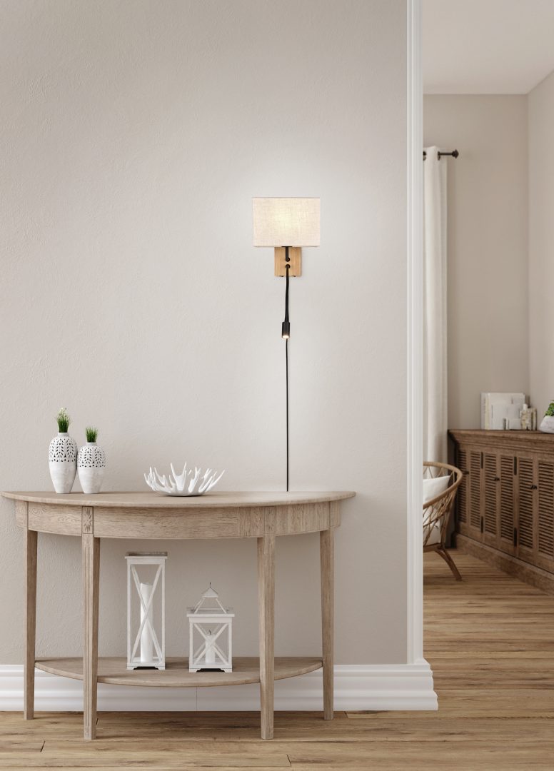 NILAM | Wall lamp | Natural finish | Natural wood