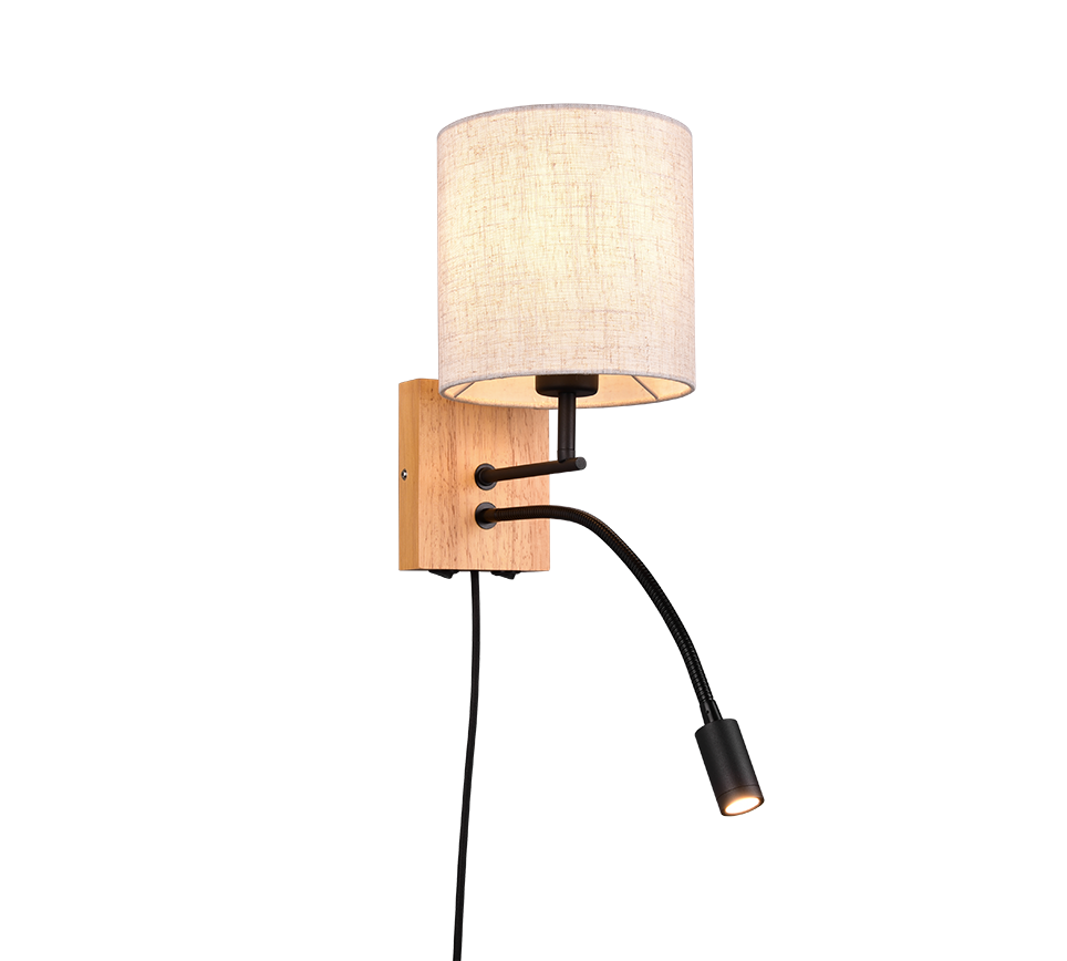 NILAM | Wall lamp | Natural finish | Natural wood