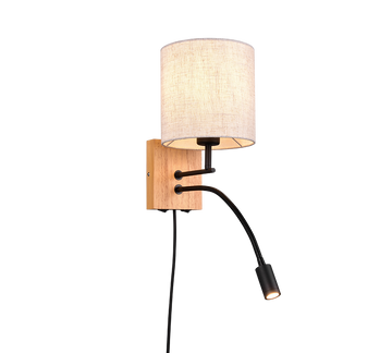 NILAM | Wall lamp | Natural finish | Natural wood