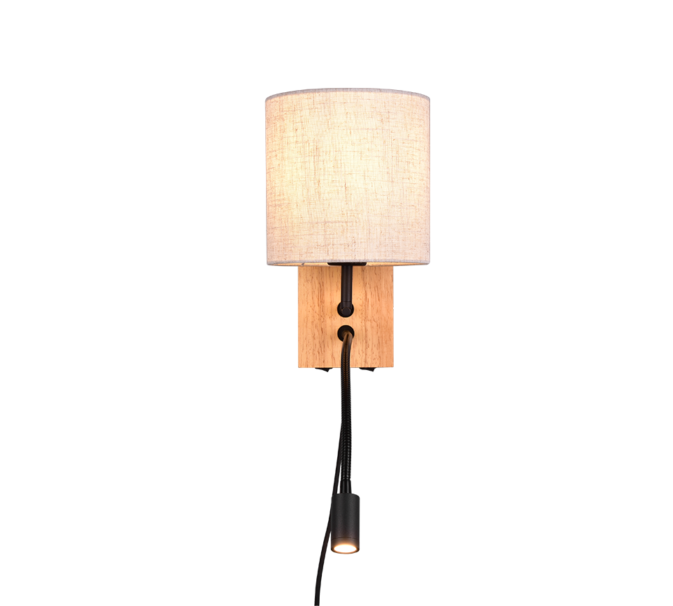 NILAM | Wall lamp | Natural finish | Natural wood