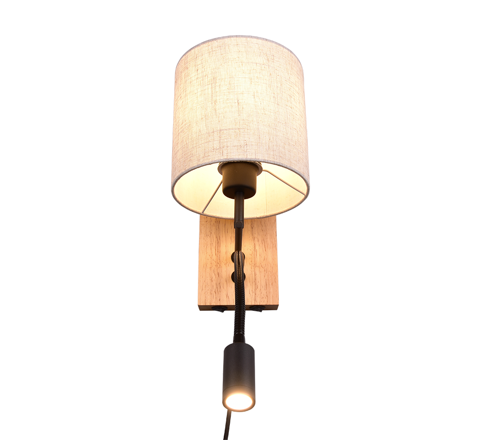 NILAM | Wall lamp | Natural finish | Natural wood