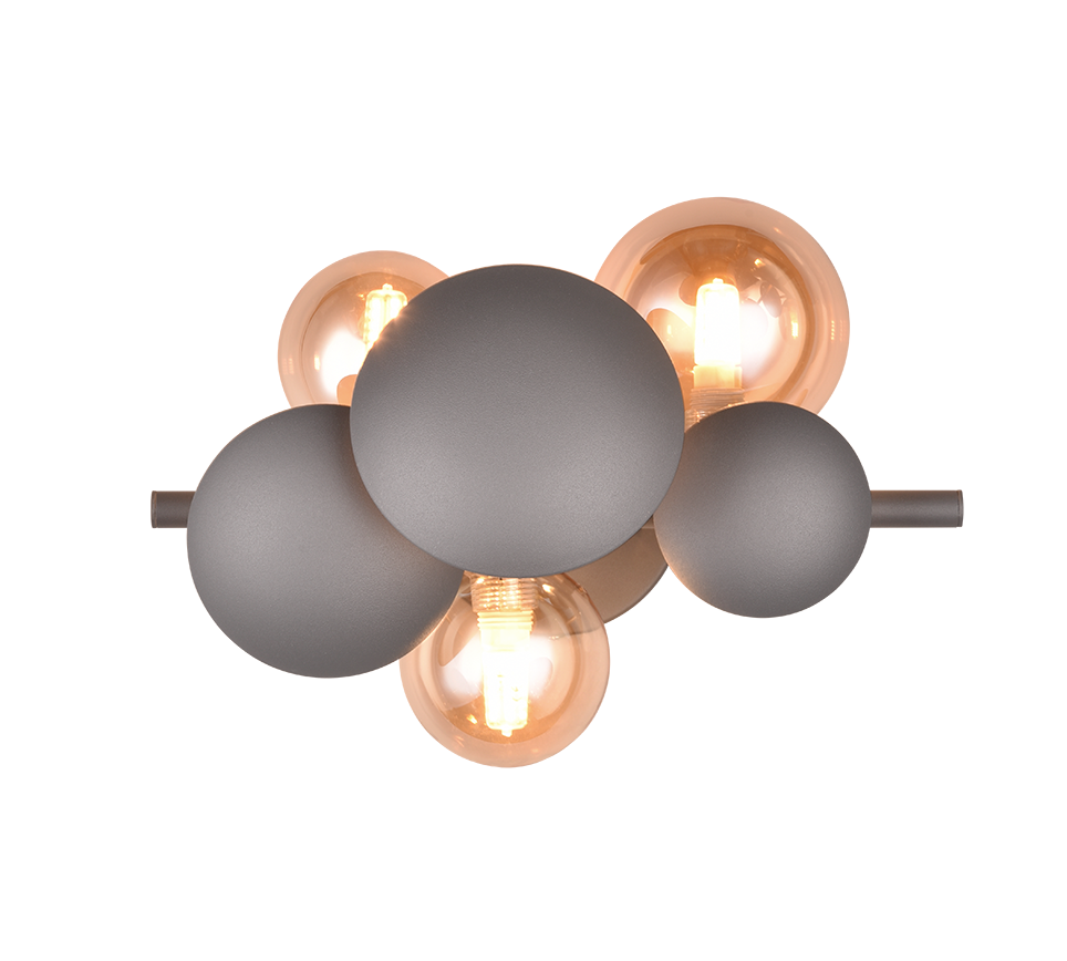 BUBBLE | Wall lamp | Anthracite | Metal