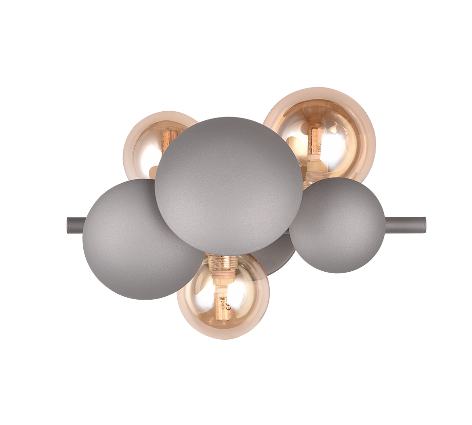 BUBBLE | Wall lamp | Anthracite | Metal