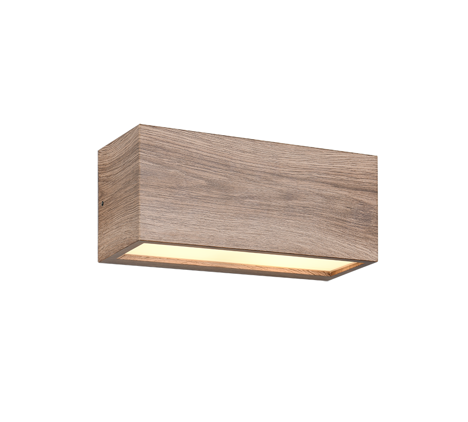 MAYENNE | Wall lamp | Wood imitation | Diecast aluminium