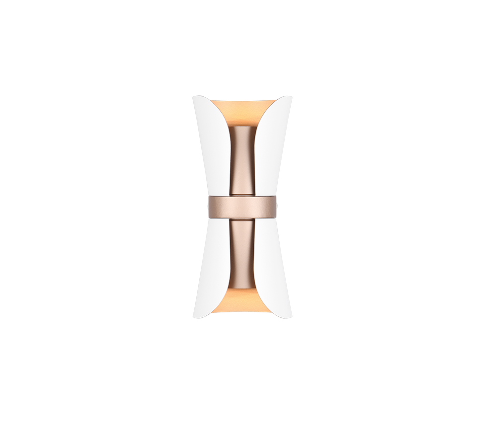 COAT | Wall lamp | White mat | Metal