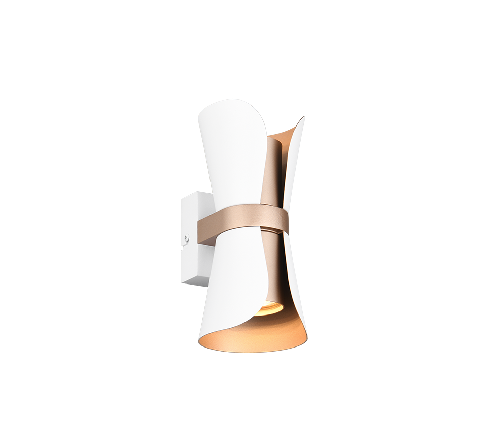 COAT | Wall lamp | White mat | Metal