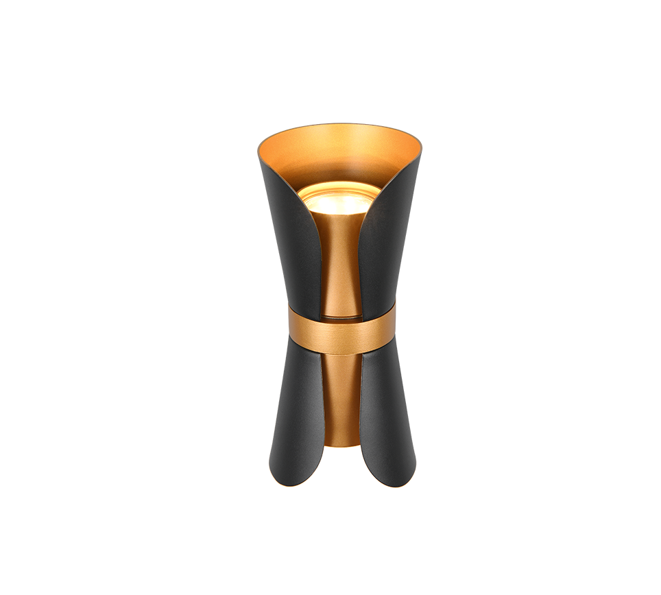 COAT | Wall lamp | Schwarz-Gold | Metal