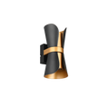 COAT | Wall lamp | Schwarz-Gold | Metal