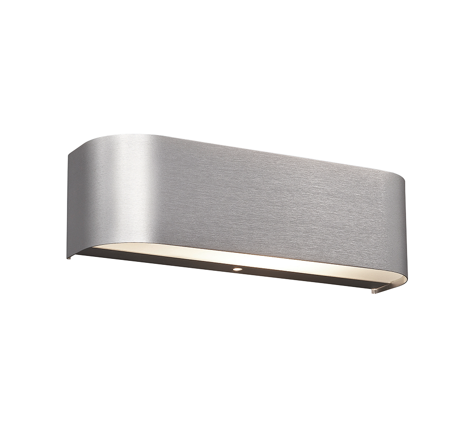 ADRIANO | Wall lamp | Brushed aluminium | Aluminium