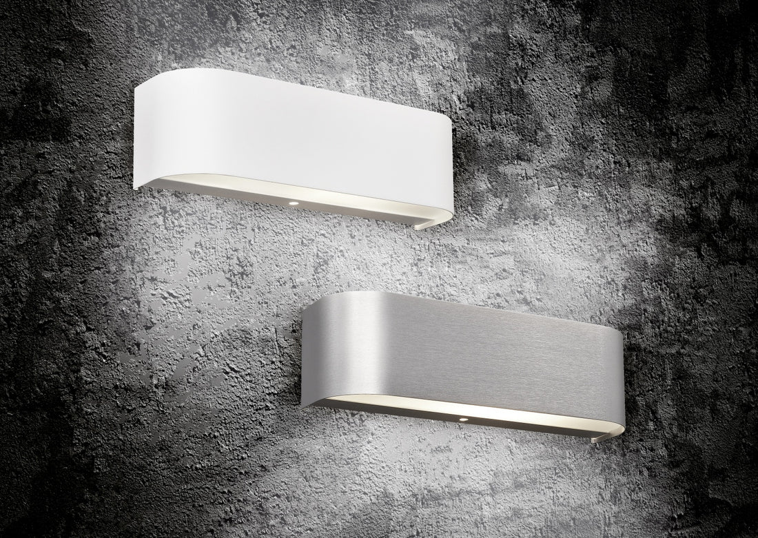 ADRIANO | Wall lamp | Brushed aluminium | Aluminium