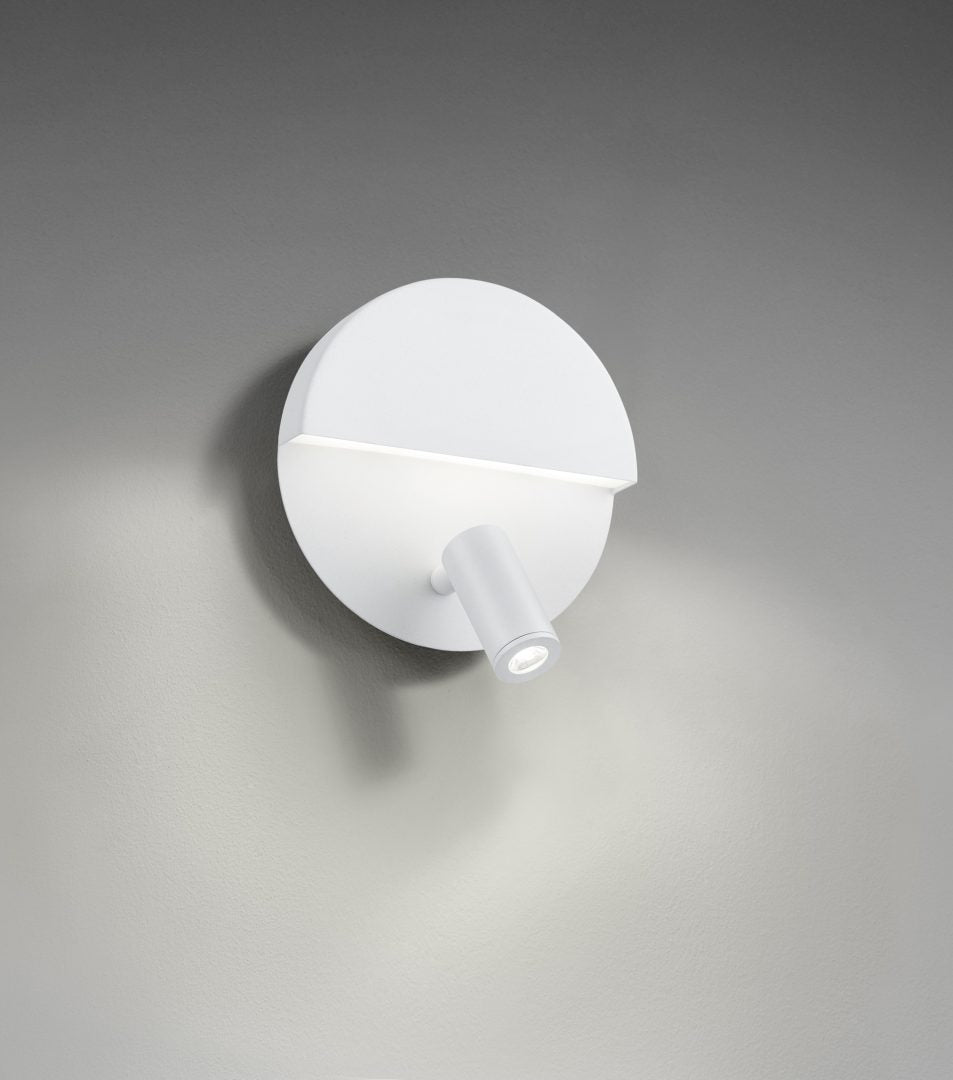 MARIO | Wall lamp | White mat | Metal