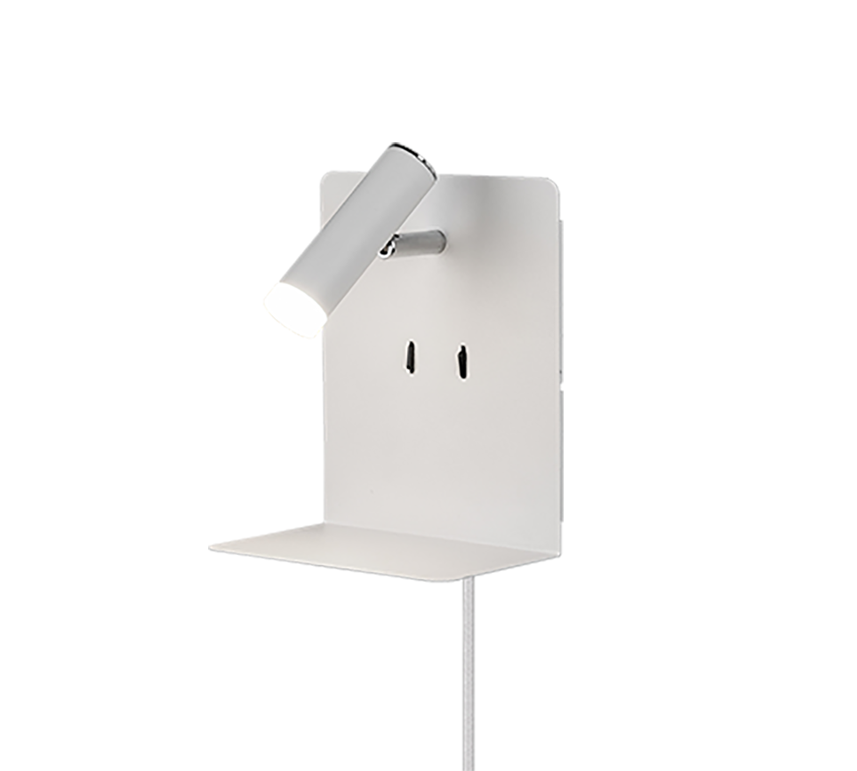 ELEMENT | Wall lamp | White mat | Metal