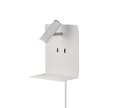 ELEMENT | Wall lamp | White mat | Metal