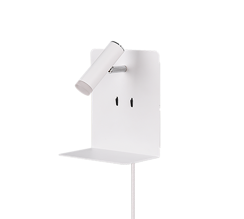 ELEMENT | Wall lamp | White mat | Metal