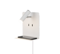 ELEMENT | Wall lamp | White mat | Metal