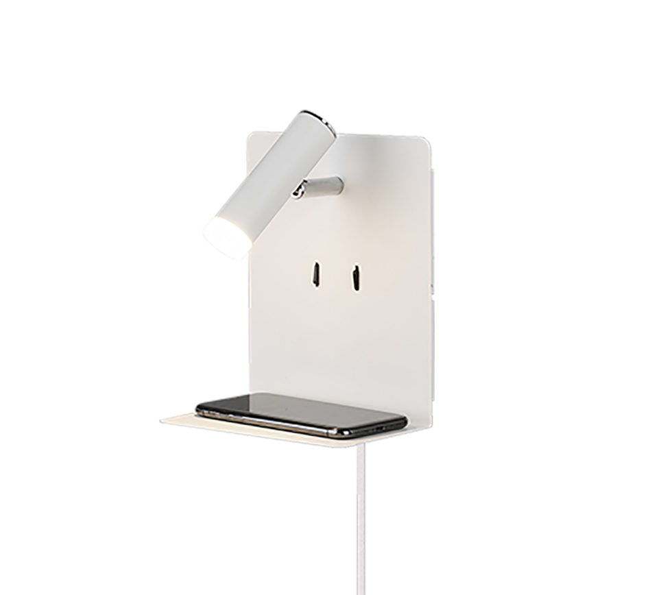 ELEMENT | Wall lamp | White mat | Metal