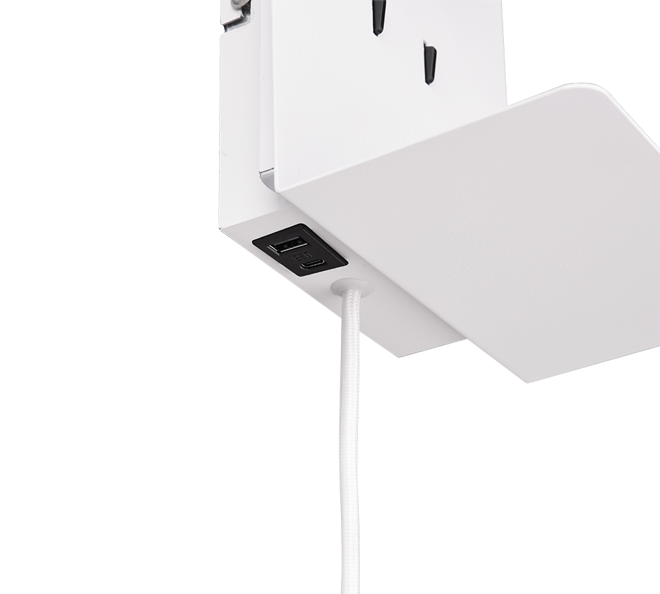 ELEMENT | Wall lamp | White mat | Metal